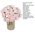 thumbnail image 7 of Yesbay Simulated Peony Flowers Bouquet 27 Heads Artificial Flowers DIY Arrangements, 7 of 7