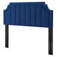 thumbnail image 1 of Tufted Headboard, King Size, Velvet, Blue Navy, Modern Contemporary Urban Design, Bedroom Master Guest Suite, 1 of 10