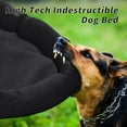 thumbnail image 2 of Indestructible Chew Proof Dog Bed for Aggressive Chewers,Round Durable Pee Proof Tough Pet Bed for Large Dog,Black (28"x36"x7"), 2 of 7