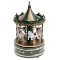 thumbnail image 1 of Carousel Horse Music Box Toy Clockwork Toy para La Decoración de Escritorio de en hogar de Navidad, Hugo Juguete de la caja de música, 1 of 8