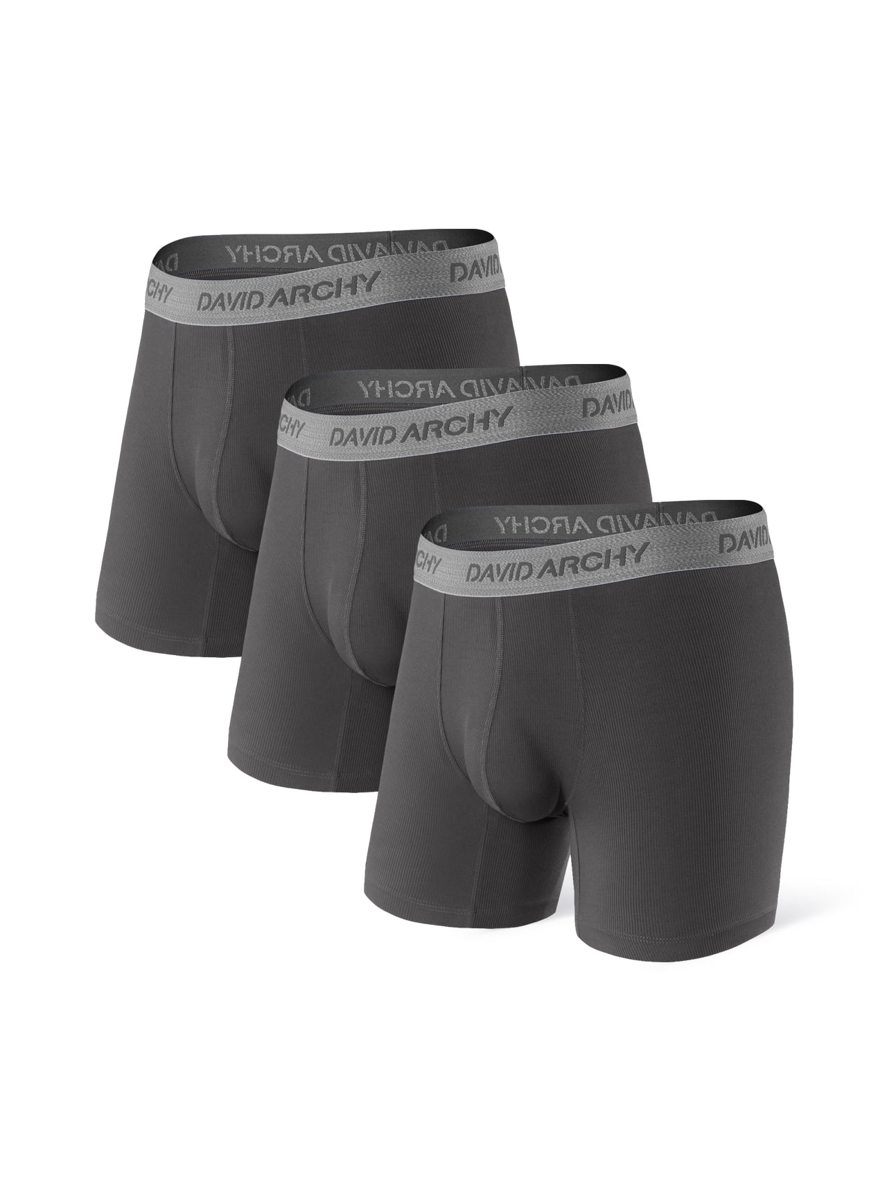 DAVID ARCHY Adult Men's Underwear Ultra Soft Micro Modal Boxer Briefs ...