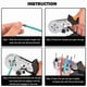 thumbnail image 4 of Kit de terminales de conector de casquillos de cable ckepdyeh, 1200 piezas, surtido de kit de conector de cable de casquillo, extremo de pasador de cable aislado, 4 of 8