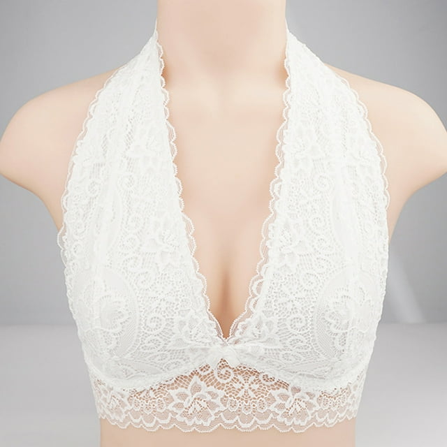 Plus Size Bras Woman's Fashion Solid Comfortable Bra Underwear No Rims Lace Veryday Bras Ladies Bras on Clearance