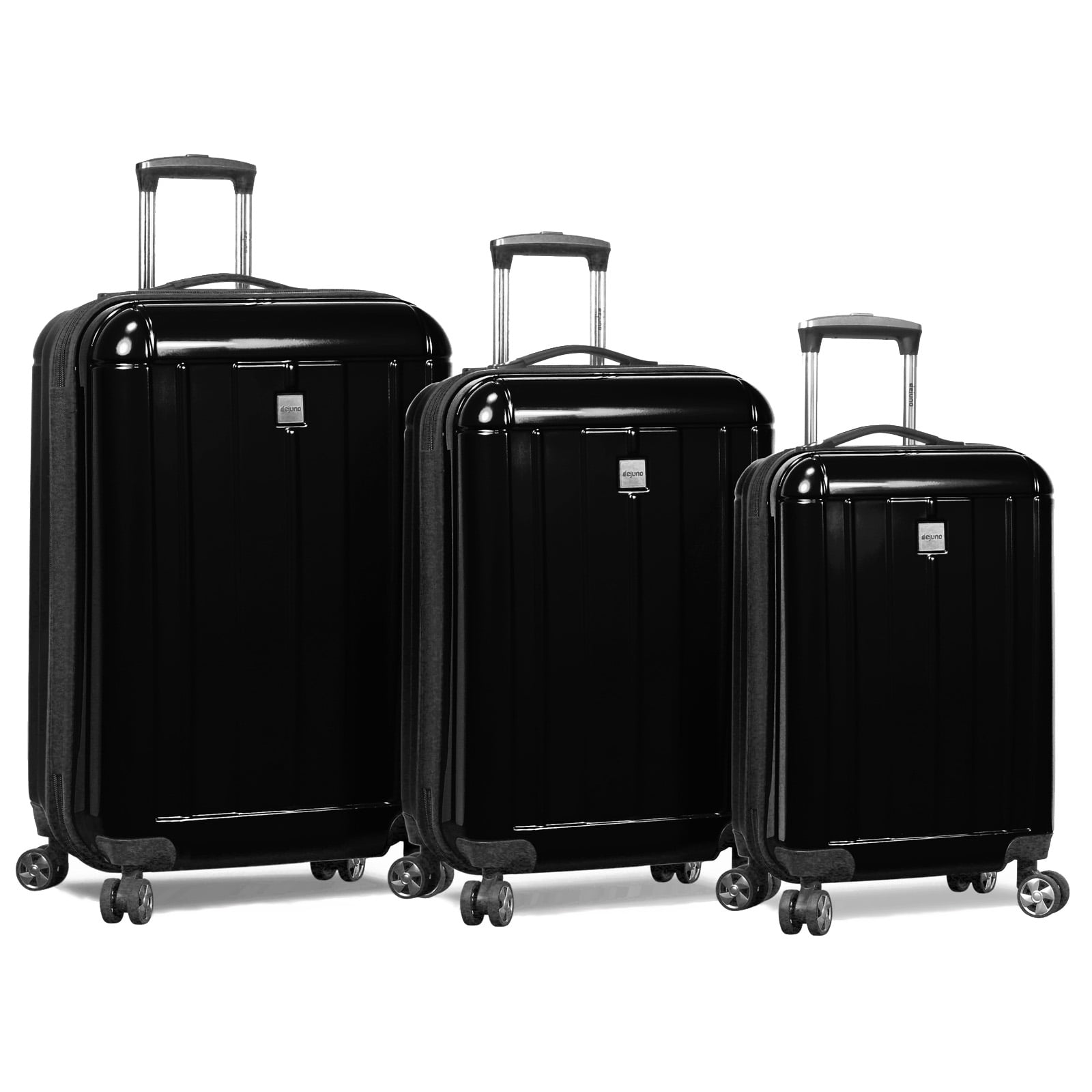 Dejuno Dejuno Contour 3Piece Hardside Spinner TSA Combination Lock