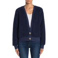 thumbnail image 2 of Socialite Faux Shearling Buttons Cardigan Size M, 2 of 3