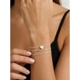 thumbnail image 4 of Silvora Elegant Heart Bracelet for Women Sterling Silver Initial Letter F Bracelets Charm Jewelry Gift for Girlfriend Valentines Day, 4 of 8