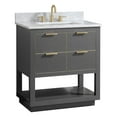 thumbnail image 6 of Avanity ALLIE-VS31-TGS-WQ Allie 31" Free Standing Single Basin Vanity Set - Grey, 6 of 6