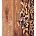 thumbnail image 3 of Ambesonne Rustic Duvet Cover Set, Wooden Table Wine Corks, King, Brown, 3 of 3