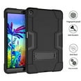 thumbnail image 3 of Case for LG G Pad 5 10.1 inch , Mignova Hybrid Shockproof Rugged Anti-Impact Protection Cover Built in Kickstand for LG G Pad 5 10.1 inch 2019 Released(Black+Black), 3 of 6