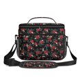 thumbnail image 2 of Lunch Box Pioneer Flower Floral Print Pattern Insulated Lunch Bag for Women Men,Medium Leakproof Lunchbox Cooler Bag Adjustable Strap,10 X 6.7 X 8 Inches, 2 of 6