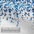 thumbnail image 2 of Shower Curtain, Blue Leaves Shower Curtains for Bathroom Eucalyptus Leaf Watercolor Plants Botanical Bath Curtains Waterproof Fabric with Hooks for Home Decor, 72Wx84H, 2 of 6