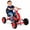 Red, variant on ELLEGNT Kids Pedal Go Kart, 4 Wheel Ride On Racer with Adjustable Seat and Steering, Age 3+, Green