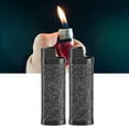 thumbnail image 1 of Lighter Case Cover Vintage Style Floral Zinc Alloy Shell Lighter  for Enthusiasts, 1 of 7