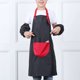 thumbnail image 4 of 1pc niños delantal delantal delantal con bolsillo impermeable ropa cubierta delantal del niño, 4 of 6