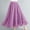 Purple, variant on FRSASU Women's Linen Skirts Summer Boho Solid Beach Elastic High Waist Pleated A-Line Flowy Swing Double Layer Skirt Yellow