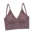thumbnail image 4 of Bralette de nailon para mujer y niña, tirantes finos, acolchado, cómodo, , camiseta sin mangas Pasta de frijol Yuyangstore Chaleco tipo bralette de algodón para mujer, 4 of 8