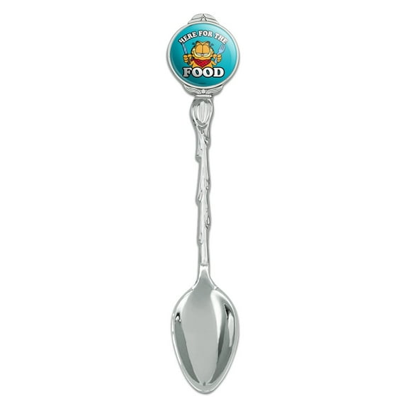 Garfield Here for the Food Novelty Collectible Demitasse Tea Coffee Spoon