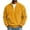 Orange #044, variant on Men's Loose Fit Corduroy Quarter Zip Sweatshirt Stand Collar Long Sleeve Casual Pullover With Chest Patch Pocket For Daily Commute And Weekend Outings, M