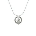 thumbnail image 2 of Delight Jewelry Silvertone Pineapple Gymnastics Mom Ring Charm Necklace, 18", 2 of 4
