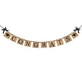thumbnail image 1 of EeaseCA Congrats Kraft Paper Banner Sign Photo Props Perfect Square Decorations for Graduation Party 3 Metres (Black and Brown), 1 of 4