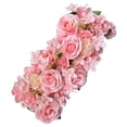 thumbnail image 1 of Panel de flores para bodas, camino de flores, arco de boda, fondo floral Rosa, 1 of 9