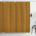 thumbnail image 1 of Ambesonne Fish Shower Curtain, Retro Coffee Tones, 69"Wx75"L, Pale Coffee Chocolate, 1 of 3