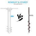 thumbnail image 4 of Ancre de Sable pour Parasol de Plage avec Vis à 3 Niveaux Réglable s'Adapte à Tous Support de Sécurité pour Vent Fort (Blanc), 4 of 7