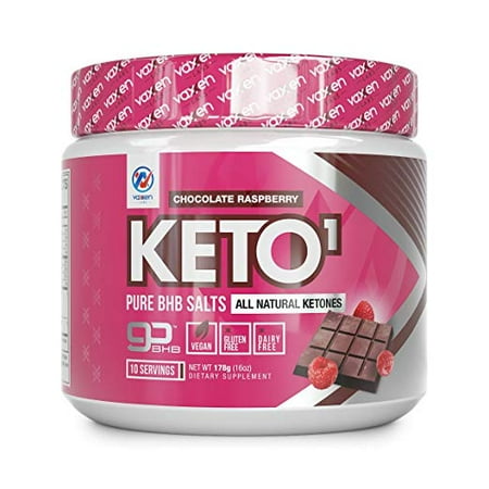 Raspberry Keytone Diet Supplement Exogenous Ketones Supplement with Beta Hydroxybutyrate BHB Salts for Ketogenic Diet – Keto Shake Powder Drink to Help Reach Ketosis, Reduce Stress, and Boost Energy (Chocolate Raspberry, 10 Servings) ()