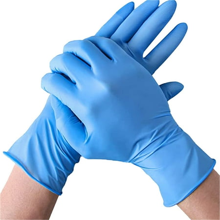 

Kitchen gadgets kitchen Disposable Rubber Gloves PVC Composite Thickened Blue Nitrile Hygienic Acid- Resistant Food Emulsion Fragarn