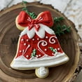 thumbnail image 2 of Christmas Red Sleigh Bell Cookie Cutter 4 Inch Made in USA by WONDERTORY, 2 of 8