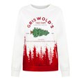 thumbnail image 1 of Sudaderas Navideñas Para Mujer Otoño Invierno Worlds Tree Farm Christmas Tree Printing O-Neck Crop Workout Tops de Manga Larga Odeerbi ODB208325, 1 of 4