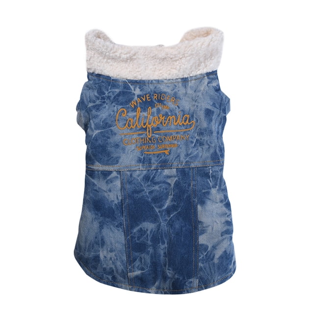 Greeniant Ropa para mascotas Abrigo de algodón engrosado Ropa para mascotas Chaquetas de disfraces pequeños Elegante decoración hermosa para el Ropa para mascotas Azul L Greeniant PT000684-04