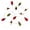 Multicolor C, variant on COM1950s Felt Garland, Wool Felt Ball Ornament String for Christmas Tree, Mantel, Fireplace, Wall and Home Holiday Decor