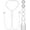 White, variant on Briana Williams Nipple Rings with Choker Necklace, 14G, Nipple Piercing