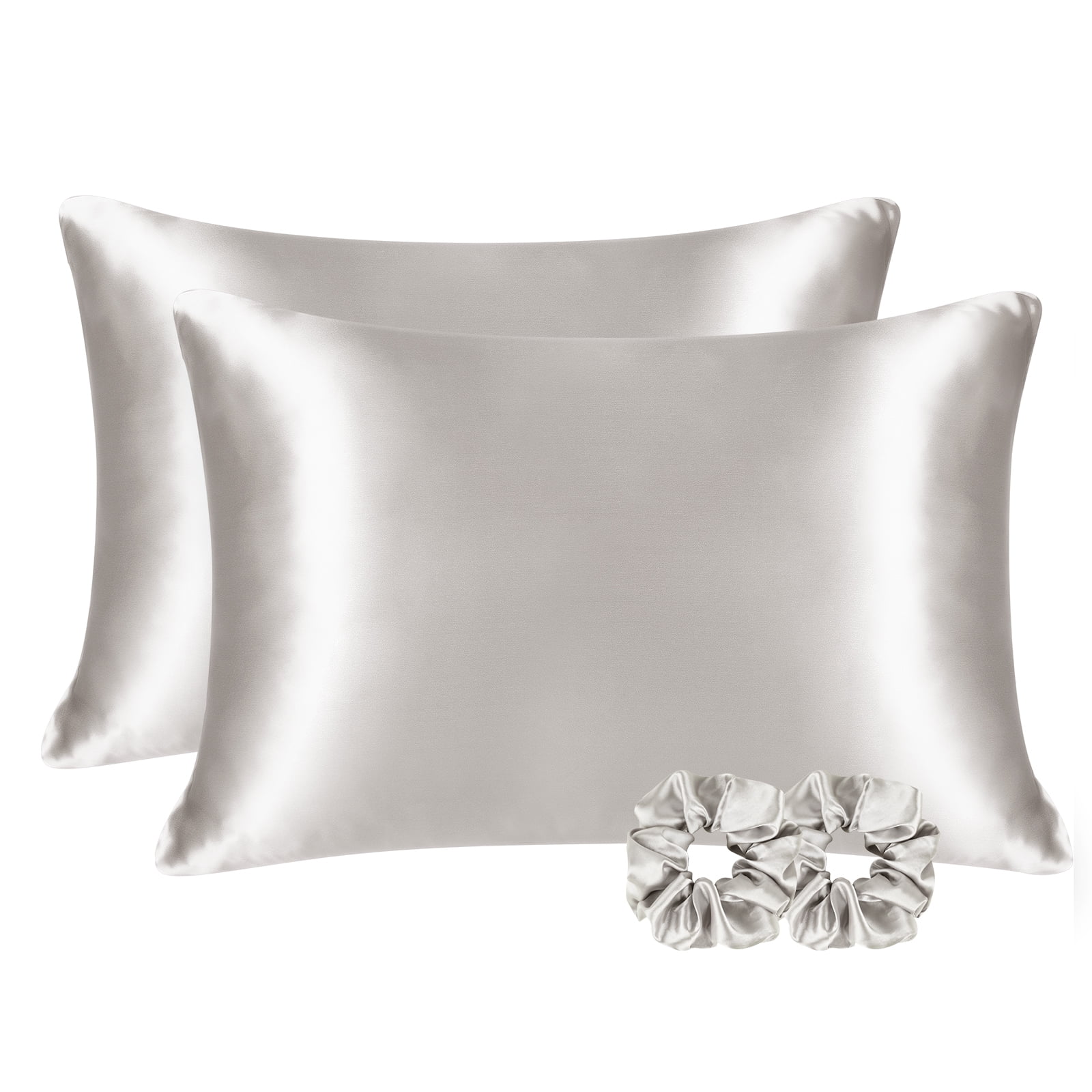 YANIBEST Satin Pillowcase for Hair and Skin Care 2 Pack Silk Pillowcase