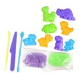 thumbnail image 1 of Kids Play Sand Set, Keep Moist Stimulate Imagination Kids Play Clay Sand Kit  for Daily Life Dinosaur Set Basic 5.3oz, 1 of 7