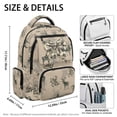 thumbnail image 5 of Jeiento Camo Deer Bow Kids School Backpack for Boys 17 Inch Cute Hunting School Bag Khaki Lightweight Elementary Backpack with Padded Laptop Sleeve & Multi-Pockets for Elementary Ages 9-12, 5 of 8