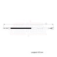 thumbnail image 2 of Cable Chicote Acelerador Compatible Con Dodge D350 Pick Up 5.9L 1992 1993 CAHSA Cable Chicote Acelerador, 2 of 6