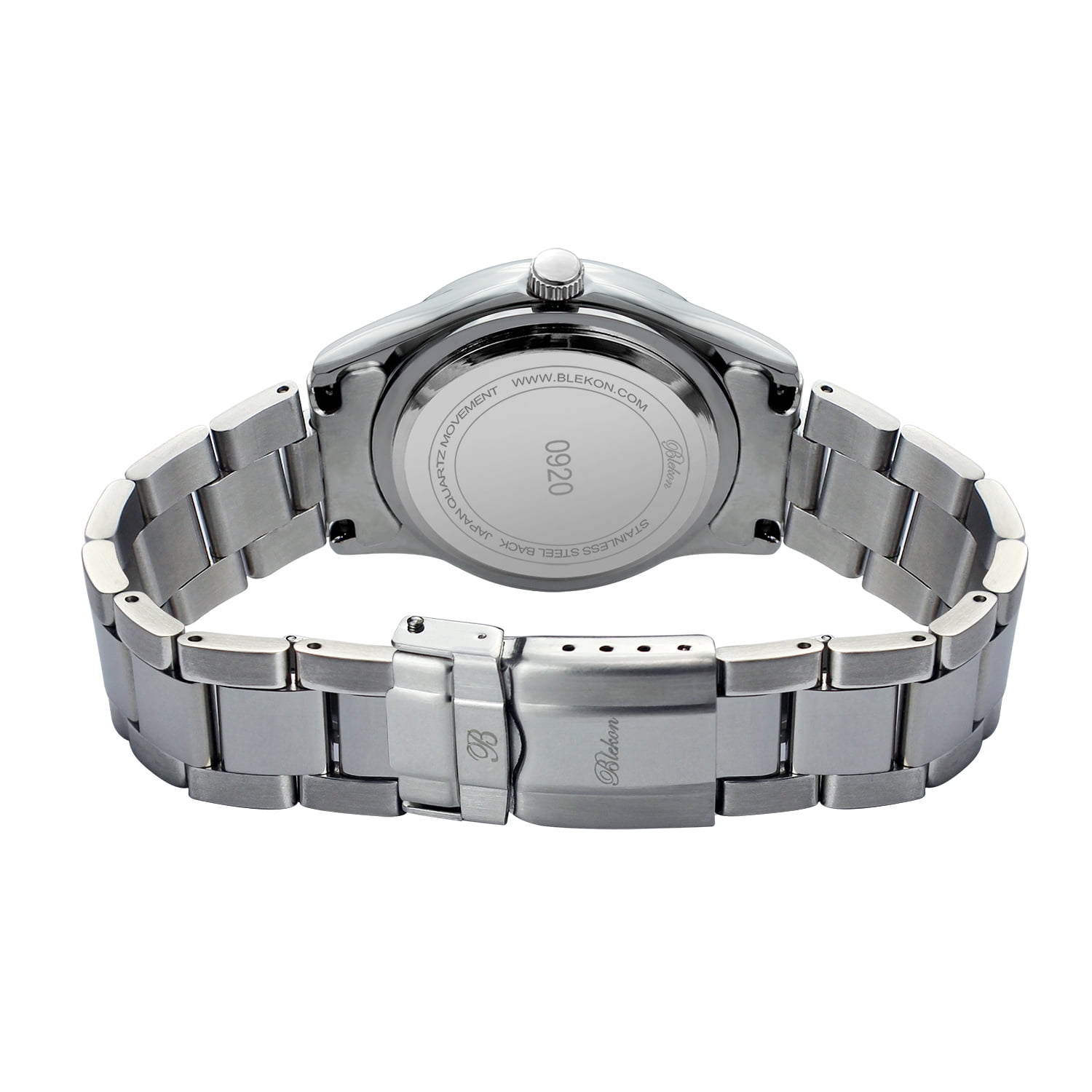 Blekon Original Stylish Bracelet & Leather Watch Set - Elegant Timepiece for Everyday and Special Occasions - (Aqua)