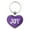 Joy, variant on Joy - Names Female Metal Heart Keychain Key Chain Ring, Multiple Colors Available