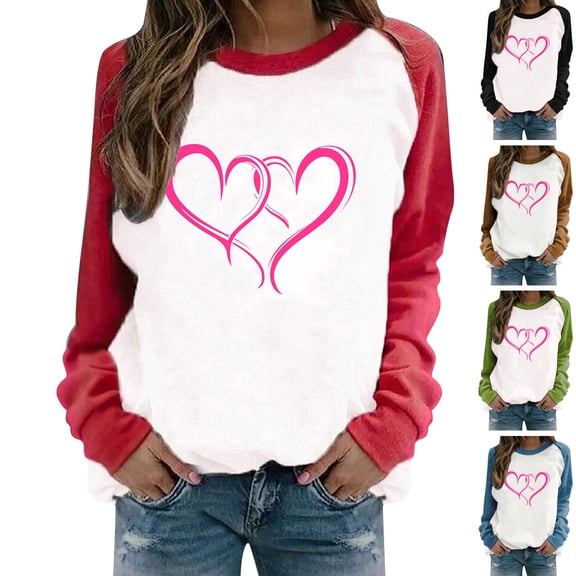 YOIAVAIOY Valentine Gift Graphic Hoodie for Women Printed Drop Shoulder Hooded Fleece Sweatshirt Winter Warm Casual Cute Pullover Black M