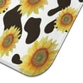 thumbnail image 5 of Microfiber Dish Drying Mat with Sunflower Pattern, Absorbent Foldable Dish Rack Pad for Kitchen Counter and Sink Area, 16x18 Inch, 5 of 7