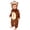 Brown Monkey, variant on Raenseen Toddler Baby Cute Animal Jumpsuit Long Sleeve Elastic Cuffs Zip-Up Overall Winter Warm Hooded 3D Tail Rompers Brown Monkey 100