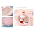 thumbnail image 4 of Shell Shape Music Box Dancing Girl Music Box with Mirror Jewelry Storage Box Birthday Gift Wedding Party Decoration, 4 of 10