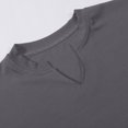 thumbnail image 7 of Krdevn Men's Cool Long Sleeve V Neck T Shirt Strip Loose T Shirt,L, 7 of 7
