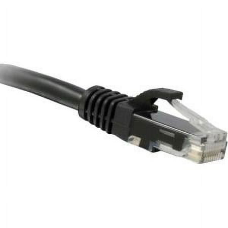 UPC: 0849171070951 | ENET SOLUTIONS  INC. – ENET CAT5E BLACK 1 FOOT PATCH CABLE WITH SNAGLESS MOLDED BOOT (UTP) HIGH-QUALITY