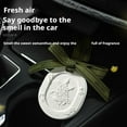 thumbnail image 4 of Clay Disk Essential Oil,Plaster Passive Essential Oil Diffuser,Floral Fragrance Car Essential Oil Diffuser for Cars, Armoire, Room, Office,Bathroom, Improves Sleep, 4 of 7