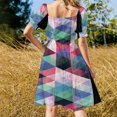thumbnail image 3 of Graffiti Sleeveless Dress dress women summer women's dresses luxury, 3 of 6