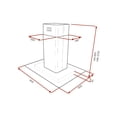 thumbnail image 2 of Campana de Isla Teka DG3 ISLA 90 cm Acero Inox Altura Ajustable DG3 ISLA, 2 of 2