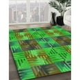 thumbnail image 3 of Ahgly Tapis Rectangulaire Lavable en Machine, Algues Vertes, 5 Pieds x 7 Pieds, 3 of 7